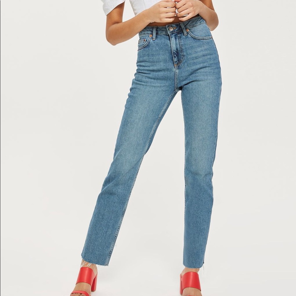 Topshop MOTO straight leg jeans